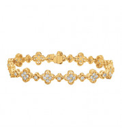 Jewelmi Custom 14k Yellow Gold Diamond Bracelet
