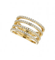 Jewelmi Custom 14k Yellow Gold Diamond Ring