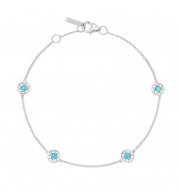Tacori Sterling Silver Petite Gemstones Women's Bracelet - SB23048