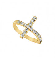 Jewelmi Custom 14k Yellow Gold Diamond Ring