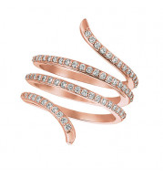 Jewelmi Custom 14k Rose Gold Diamond Ring