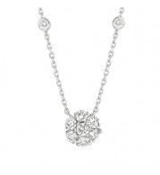 Jewelmi Custom 14k White Gold Diamond Necklace