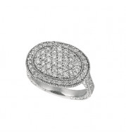 Jewelmi Custom 14k White Gold Diamond Ring