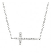 Jewelmi Custom 14k White Gold Diamond Necklace