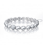 Tacori Sterling Silver Sonoma Mist Diamond Women's Bracelet - SB194