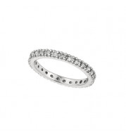 Jewelmi Custom 14k White Gold Diamond Stackable Ring