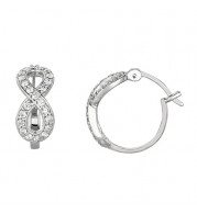Jewelmi Custom 14k White Gold Diamond Earrings