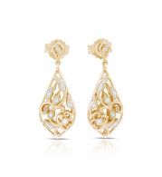 Belle Etoile Yellow Empress Earrings