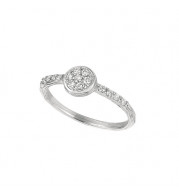 Jewelmi Custom 14k White Gold Diamond Ring