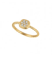 Jewelmi Custom 14k Yellow Gold Diamond Ring