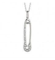 Jewelmi Custom 14k White Gold Diamond Necklace