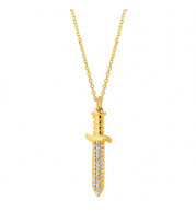 Jewelmi Custom 14k Yellow Gold Diamond Necklace