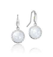 Tacori Sterling Silver Crescent Embrace Gemstone Drop Earring - SE15503