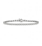 Jewelmi Custom 14k White Gold Diamond Bracelet