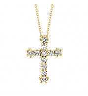 Jewelmi Custom 14k Yellow Gold Diamond Necklace