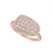 Jewelmi Custom 14k Rose Gold Diamond Ring
