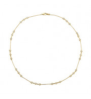 Jewelmi Custom 14k Yellow Gold Diamond Necklace