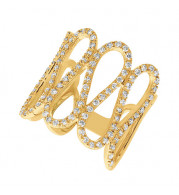 Jewelmi Custom 14k Yellow Gold Diamond Ring