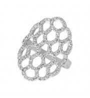 Jewelmi Custom 14k White Gold Diamond Ring