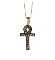 Jewelmi Custom 14k Rose Gold Diamond Necklace