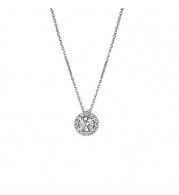 Jewelmi Custom 14k White Gold Diamond Necklace