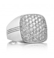 Tacori Sterling Silver Legend Diamond Men's Ring - MR101