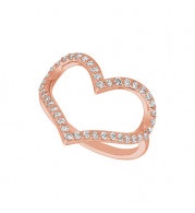 Jewelmi Custom 14k Rose Gold Diamond Ring