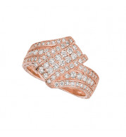 Jewelmi Custom 14k Rose Gold Diamond Ring