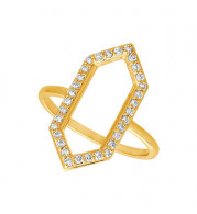 Jewelmi Custom 14k Yellow Gold Diamond Ring