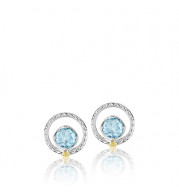 Tacori Sterling Silver Gemma Bloom Gemstone Stud Earring - SE14002
