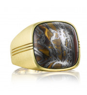 Tacori 18k Yellow Gold Legend Gemstone Men's Ring - MR100Y39