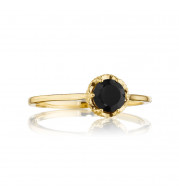 Tacori 14k Yellow Gold Crescent Crown Gemstone Men's Ring - SR23419FY