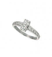 Jewelmi Custom 14k White Gold Diamond Ring