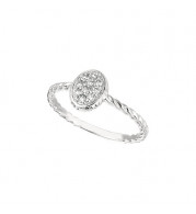 Jewelmi Custom 14k White Gold Diamond Ring