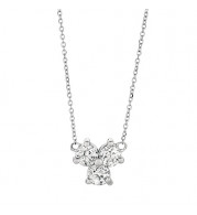 Jewelmi Custom 14k White Gold Diamond Necklace