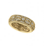 Jewelmi Custom 14k Yellow Gold Diamond Ring