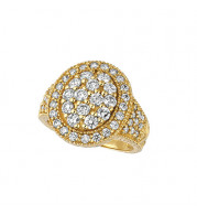 Jewelmi Custom 14k Yellow Gold Diamond Ring