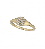 Jewelmi Custom 14k Yellow Gold Diamond Ring