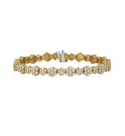 Jewelmi Custom 14k Yellow Gold Diamond Bracelet