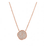 Jewelmi Custom 14k Rose Gold Diamond Necklace