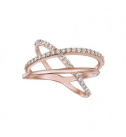 Jewelmi Custom 14k Rose Gold Diamond Ring