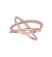 Jewelmi Custom 14k Rose Gold Diamond Ring