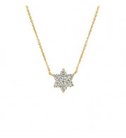 Jewelmi Custom 14k Yellow Gold Diamond Necklace