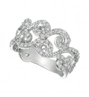Jewelmi Custom 14k White Gold Diamond Ring