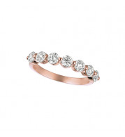 Jewelmi Custom 14k Rose Gold Diamond Ring