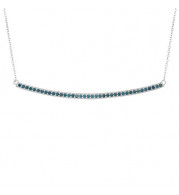 Jewelmi Custom 14k White Gold Diamond Necklace