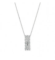 Jewelmi Custom 14k White Gold Diamond Necklace