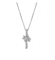Jewelmi Custom 14k White Gold Diamond Necklace