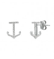 Jewelmi Custom 14k White Gold Diamond Earrings