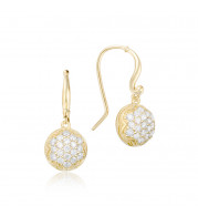 Tacori 18k Yellow Gold Sonoma Mist Diamond Drop Earring - SE205Y